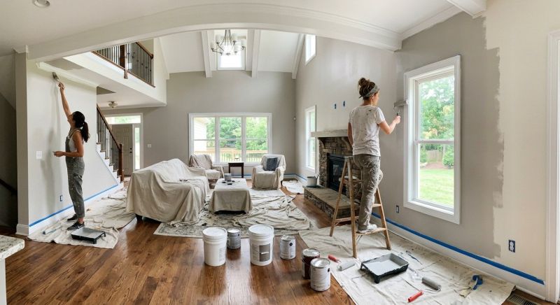 Vaulted Ceiling Painting in Wilmington, NC